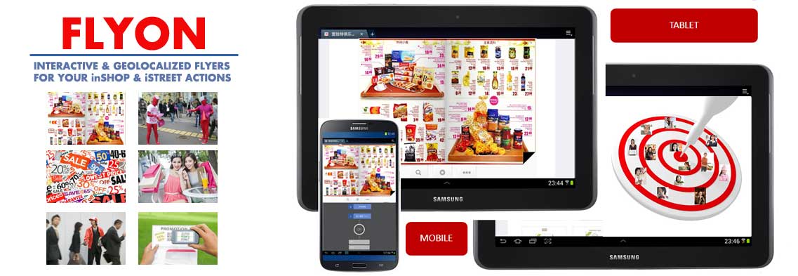Flyon - Interactive & Geolocalized Flyers